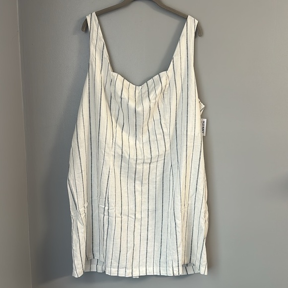NWT old navy square neck linen dress 3x - Picture 3 of 3
